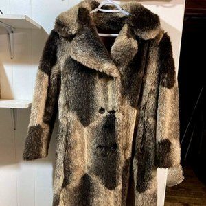 Long Faux Fur Coat - Women’s medium